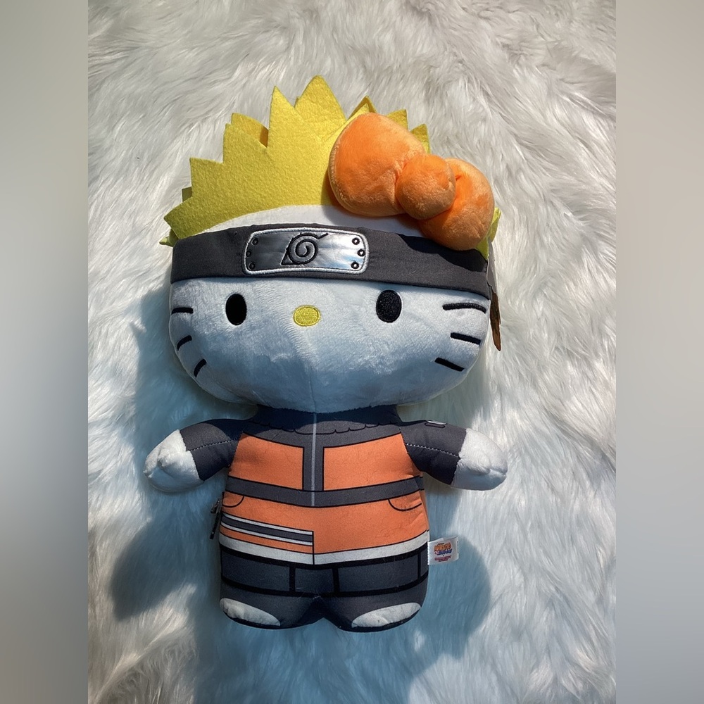 Kidrobot Sanrio Naruto X Hello Kitty 15” Plush Collectible Figure NWT